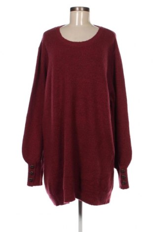 Дамски пуловер Rainbow, Размер XXL, Цвят Червен, Цена 18,85 лв.