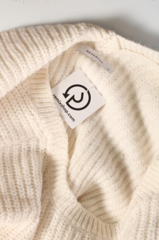 Дамски пуловер Reserved, Размер S, Цвят Бял, Цена 13,34 лв.
