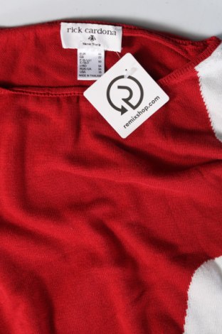 Γυναικείο πουλόβερ Rick Cardona, Μέγεθος XXL, Χρώμα Κόκκινο, Τιμή 11,92 €