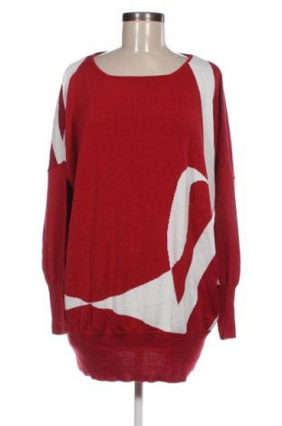 Дамски пуловер Rick Cardona, Размер XXL, Цвят Червен, Цена 20,50 лв.