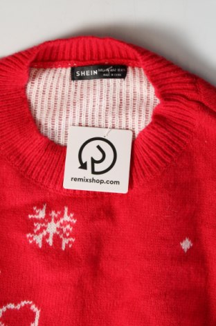 Γυναικείο πουλόβερ SHEIN, Μέγεθος L, Χρώμα Κόκκινο, Τιμή 7,18 €