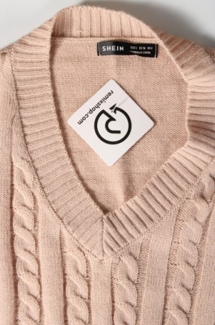 Дамски пуловер SHEIN, Размер S, Цвят Бежов, Цена 14,79 лв.