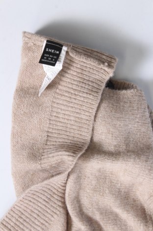 Дамски пуловер SHEIN, Размер M, Цвят Бежов, Цена 6,09 лв.
