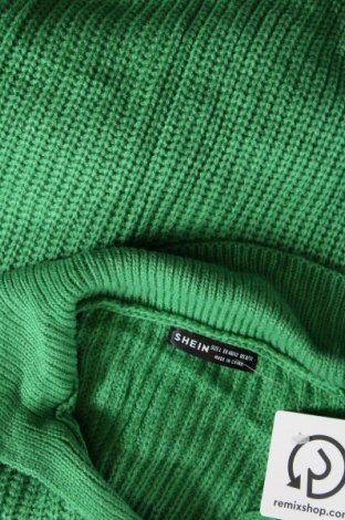 Дамски пуловер SHEIN, Размер L, Цвят Зелен, Цена 13,34 лв.