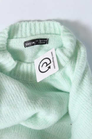 Γυναικείο πουλόβερ SHEIN, Μέγεθος L, Χρώμα Πράσινο, Τιμή 5,92 €