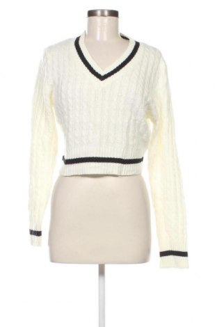 Дамски пуловер SHEIN, Размер L, Цвят Бял, Цена 14,21 лв.