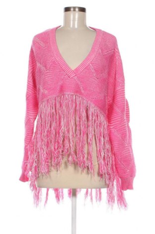 Dámský svetr SHEIN, Velikost L, Barva Růžová, Cena  185,00 Kč
