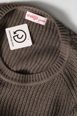 Дамски пуловер Sheego, Размер XXL, Цвят Сив, Цена 19,27 лв.