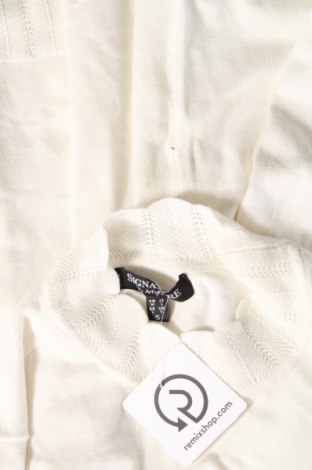 Дамски пуловер Signature, Размер S, Цвят Бял, Цена 11,60 лв.