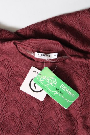 Damski sweter Signature, Rozmiar L, Kolor Czerwony, Cena 51,99 zł