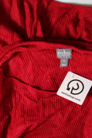 Дамски пуловер Soho, Размер M, Цвят Червен, Цена 12,47 лв.