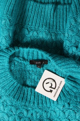 Дамски пуловер Sora, Размер S, Цвят Син, Цена 13,34 лв.