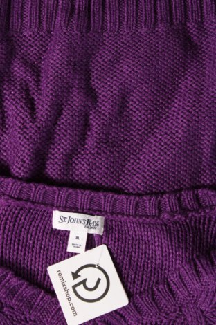 Дамски пуловер St. John's Bay, Размер XL, Цвят Лилав, Цена 13,63 лв.