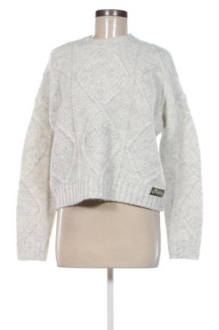 Γυναικείο πουλόβερ Superdry, Μέγεθος S, Χρώμα Γκρί, Τιμή 30,05 €