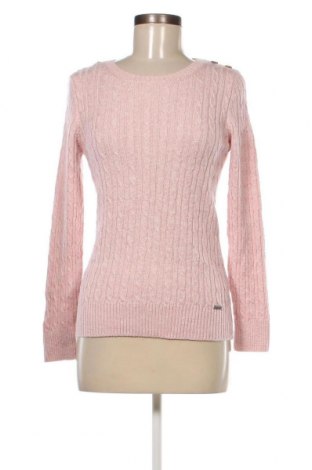 Дамски пуловер Superdry, Размер M, Цвят Розов, Цена 22,09 лв.