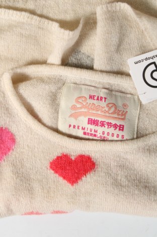 Дамски пуловер Superdry, Размер XS, Цвят Екрю, Цена 30,54 лв.