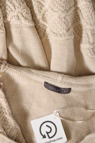 Дамски пуловер Suzy Shier, Размер M, Цвят Бежов, Цена 11,60 лв.