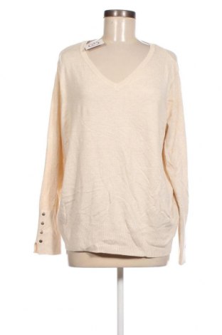 Γυναικείο πουλόβερ Takko Fashion, Μέγεθος XL, Χρώμα Εκρού, Τιμή 8,97 €