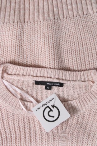 Дамски пуловер Tally Weijl, Размер XS, Цвят Розов, Цена 17,60 лв.