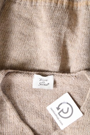Női pulóver Terra di Siena, Méret M, Szín Bézs, Ár 4 473 Ft