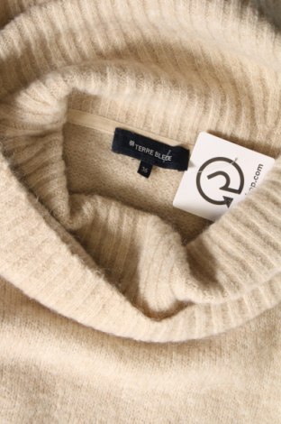 Дамски пуловер Terre Bleue, Размер S, Цвят Бежов, Цена 34,72 лв.