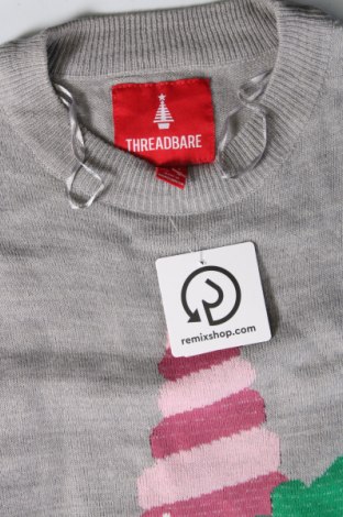 Дамски пуловер Threadbare, Размер S, Цвят Сив, Цена 11,60 лв.