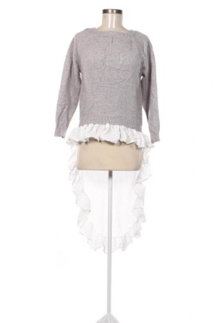Γυναικείο πουλόβερ Three Of Something, Μέγεθος M, Χρώμα Γκρί, Τιμή 14,85 €
