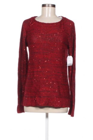 Дамски пуловер Time and tru, Размер S, Цвят Червен, Цена 13,34 лв.