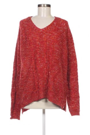 Γυναικείο πουλόβερ Time and tru, Μέγεθος 3XL, Χρώμα Κόκκινο, Τιμή 7,18 €