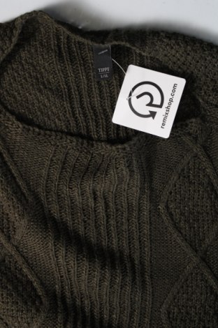 Дамски пуловер Tippy, Размер L, Цвят Зелен, Цена 13,34 лв.
