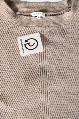 Дамски пуловер Tom Tailor, Размер M, Цвят Бежов, Цена 26,75 лв.