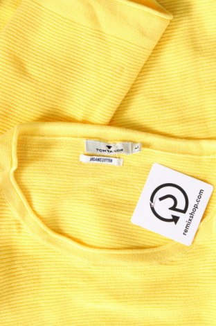 Дамски пуловер Tom Tailor, Размер L, Цвят Жълт, Цена 17,63 лв.