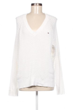 Дамски пуловер Tommy Hilfiger, Размер XXL, Цвят Бял, Цена 153,00 лв.