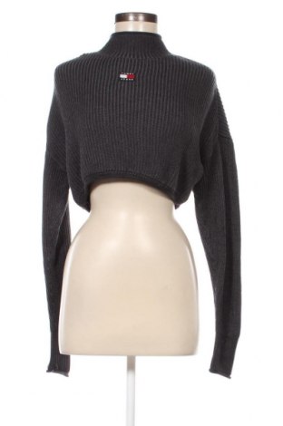 Γυναικείο πουλόβερ Tommy Jeans, Μέγεθος S, Χρώμα Γκρί, Τιμή 49,42 €