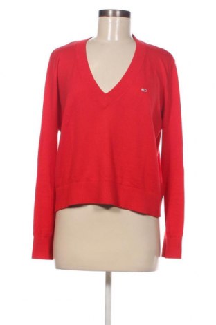 Damenpullover Tommy Jeans, Größe M, Farbe Rot, Preis 52,58 €
