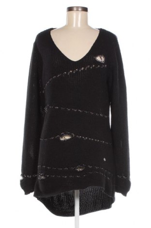 Дамски пуловер Tredy, Размер M, Цвят Черен, Цена 15,08 лв.