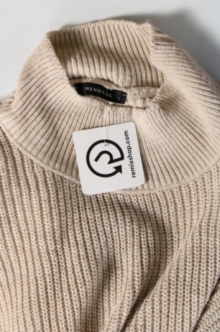 Γυναικείο πουλόβερ Trendyol, Μέγεθος L, Χρώμα  Μπέζ, Τιμή 10,90 €