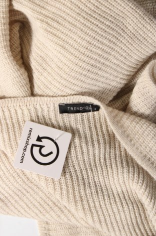 Дамски пуловер Trendyol, Размер M, Цвят Бежов, Цена 19,68 лв.