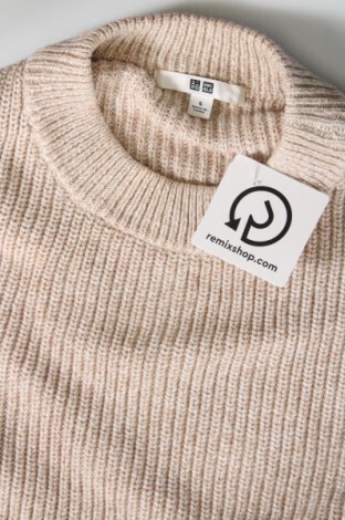 Damski sweter Uniqlo, Rozmiar S, Kolor Beżowy, Cena 56,39 zł