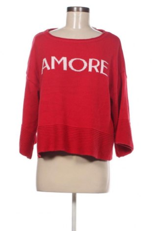 Дамски пуловер United Colors Of Benetton, Размер S, Цвят Червен, Цена 8,20 лв.