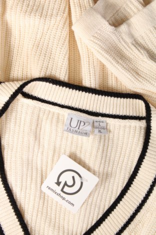 Дамски пуловер Up 2 Fashion, Размер L, Цвят Екрю, Цена 4,35 лв.