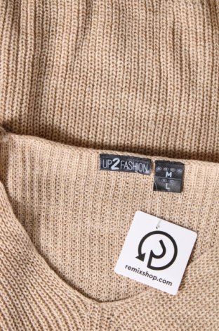 Damski sweter Up 2 Fashion, Rozmiar M, Kolor Brązowy, Cena 13,91 zł