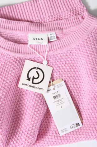 Γυναικείο πουλόβερ VILA, Μέγεθος S, Χρώμα Ρόζ , Τιμή 17,26 €