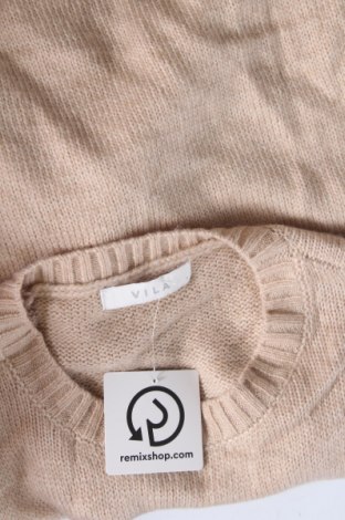 Дамски пуловер VILA, Размер M, Цвят Бежов, Цена 4,05 лв.