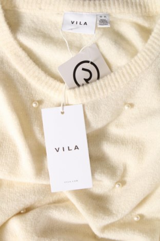 Γυναικείο πουλόβερ VILA, Μέγεθος XL, Χρώμα Εκρού, Τιμή 17,26 €