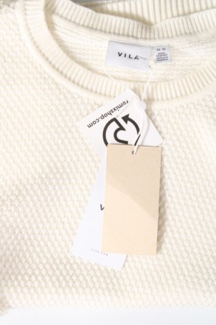 Γυναικείο πουλόβερ VILA, Μέγεθος XS, Χρώμα Εκρού, Τιμή 12,78 €