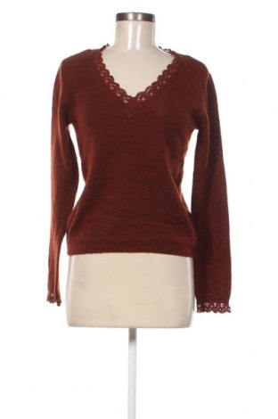 Дамски пуловер VILA, Размер XS, Цвят Кафяв, Цена 12,42 лв.