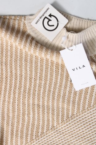 Дамски пуловер VILA, Размер S, Цвят Бежов, Цена 29,76 лв.