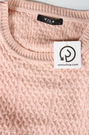 Дамски пуловер VILA, Размер S, Цвят Розов, Цена 12,42 лв.