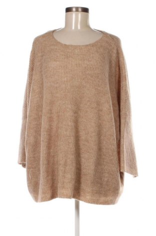 Γυναικείο πουλόβερ Vero Moda, Μέγεθος XXL, Χρώμα  Μπέζ, Τιμή 17,90 €